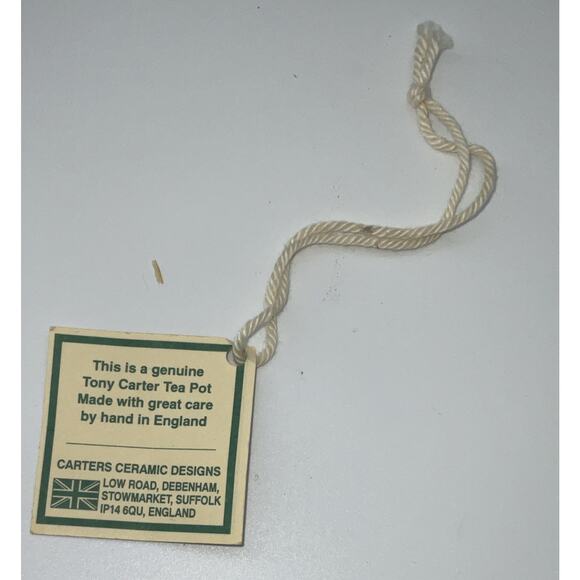 Tony Carter Titanic Teapot With Certificate Of Authenticity - Picture 12 of 12